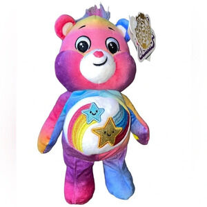 Care Bears New Release 2022 Dare To Care Bear Glitter Belly and Eyes 9" NWT
